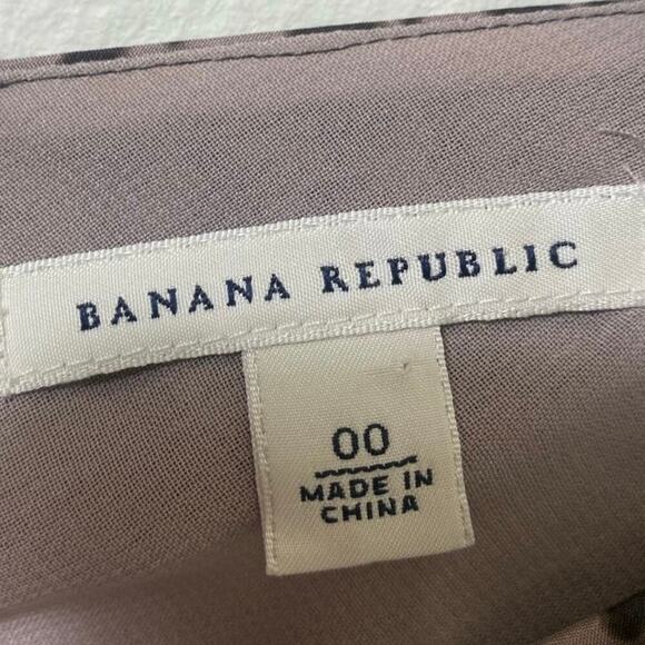 Banana Republic Gray Silk Snake Print Sheath Dress Sz 00 - Picture 3 of 3